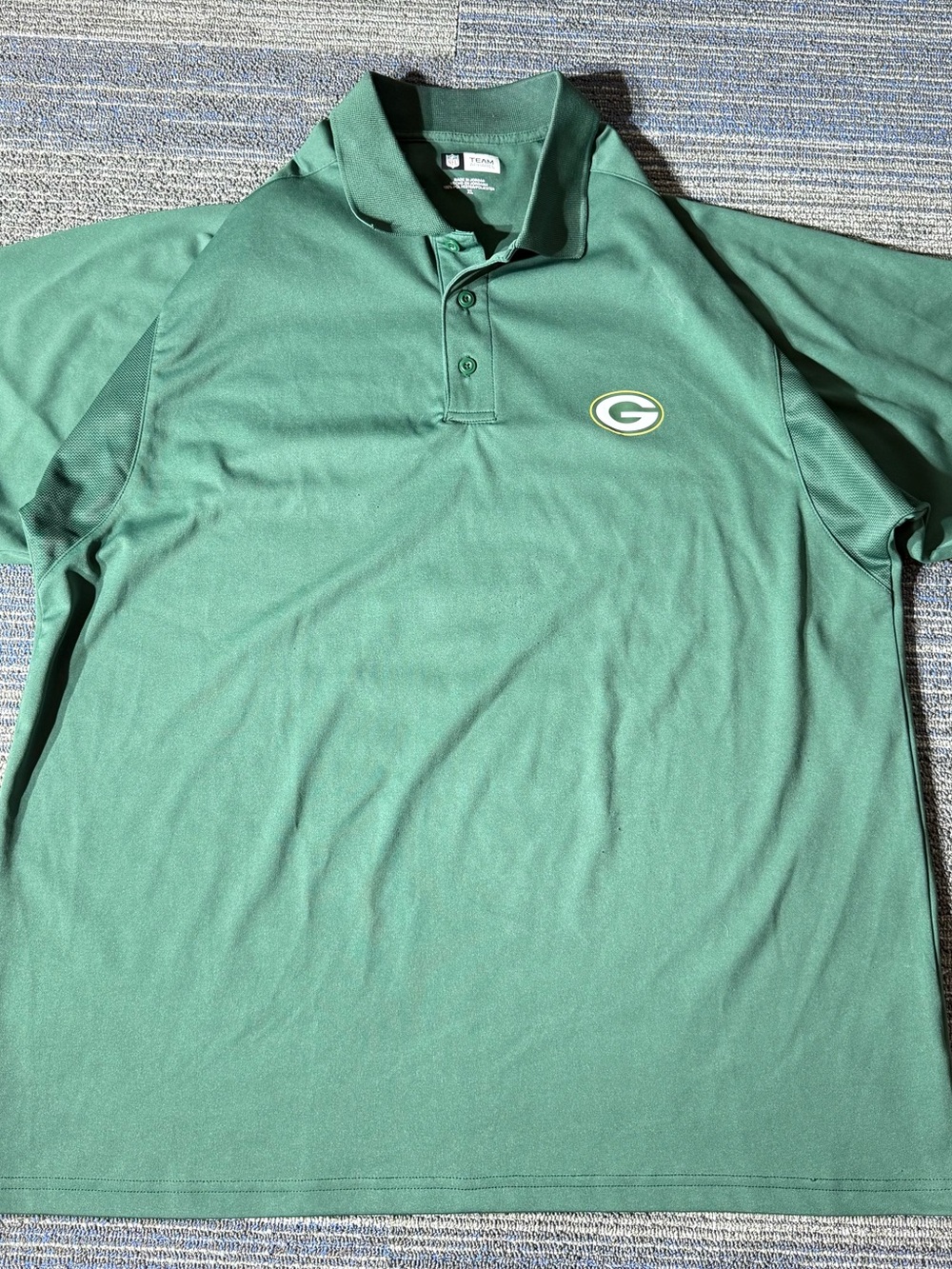 NFL Green Polo with Team 'G' Patch